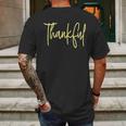 Mousya Thanksgiving Mens Back Print T-shirt Gifts for Men