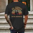 Mr Sandman The Real Ghost Scary Halloween Vintage Mens Back Print T-shirt Gifts for Men