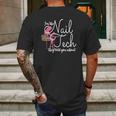 Nail Tech Artist Nail Technician Pedicurist Manicurist Mens Back Print T-shirt Gifts for Men