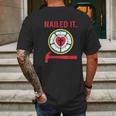 Nailed It Lutheran Martin Luther Rose Reformation 95 Theses Mens Back Print T-shirt Gifts for Men