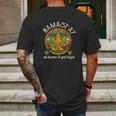 Namastay Home And Get High Namaste Marijuana Mens Back Print T-shirt Gifts for Men