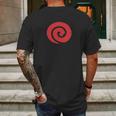 Naruto Shippuden Uzumaki Symbol Mens Back Print T-shirt Gifts for Men