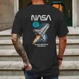 Nasa Space Shuttle Program Mens Back Print T-shirt Gifts for Men