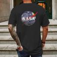 Nasa Van Gogh Starry Night Style Logo Graphic Mens Back Print T-shirt Gifts for Men