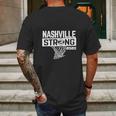 Nashville Strong Basketball Charity Mens Back Print T-shirt Gifts for Men