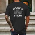 Nashville Strong Heart For Nashville Mens Back Print T-shirt Gifts for Men