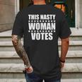 This Nasty Woman Votes Mens Back Print T-shirt Gifts for Men