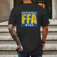 National Ffa Week Mens Back Print T-shirt Gifts for Men