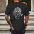 Native American Chief Pipe Skull Eternal Spirit Gift Mens Back Print T-shirt Gifts for Men