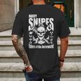 Navy Snipes Mens Back Print T-shirt Gifts for Men