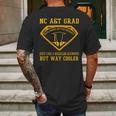 Nc AGrad North Carolina A T State University Mens Back Print T-shirt Gifts for Men