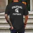 Ncaa Arch Logo Football Mens Back Print T-shirt Gifts for Men