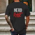 Nerd Rage Shirt Mens Back Print T-shirt Gifts for Men