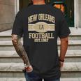 New Orleans La Football Vintage Sports Logo Mens Back Print T-shirt Gifts for Men