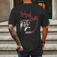 New York Dolls Man Mens Back Print T-shirt Gifts for Men