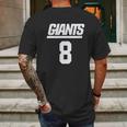 Nfl New York Giants Daniel Jones Team Mens Back Print T-shirt Gifts for Men