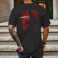 Nightmare On Elm Street Slayer Silhouette Mens Back Print T-shirt Gifts for Men