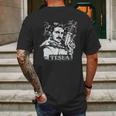 Nikola Tesla Funny Mens Back Print T-shirt Gifts for Men