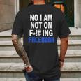 No Facebook T-Shirt Mens Back Print T-shirt Gifts for Men