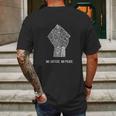 No Justice No Peace Mens Back Print T-shirt Gifts for Men