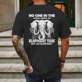 No One In The World Needs An Elephant Tusk Mens Back Print T-shirt Gifts for Men