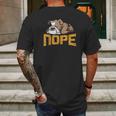 Nope Lazy English Bulldog Funny Dog Pet Lover Mens Back Print T-shirt Gifts for Men