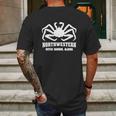 Northwestern Deadliest Dutch White Mens Back Print T-shirt Gifts for Men