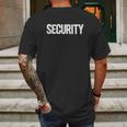 Nyc Factory Security Mens Back Print T-shirt Gifts for Men