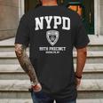 Nypd Mens Back Print T-shirt Gifts for Men