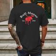 Theodore Roosevelt Bull Moose Party Mens Back Print T-shirt Gifts for Men