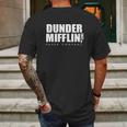 The Office Dunder Mifflin Mens Back Print T-shirt Gifts for Men