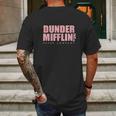 The Office Dunder Mifflin Logo Mens Back Print T-shirt Gifts for Men