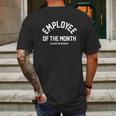 The Office Employee Of The Month With Mifflin Mens Back Print T-shirt Gifts for Men