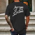 Official Anything For Selenas Mens Back Print T-shirt Gifts for Men