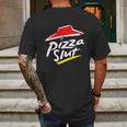 Official Pizza Slut Shirt Mens Back Print T-shirt Gifts for Men