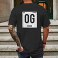 Og Kush Marijuana Strain Element Mens Back Print T-shirt Gifts for Men