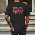 Old Guys RuleShirt For Men | Red Truck | Charcoal Mens Back Print T-shirt Gifts for Men