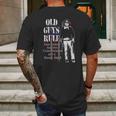 Old Guys Rule Tshirt Mens Back Print T-shirt Gifts for Men