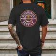 Oldsmobile Vintage Service Mens Back Print T-shirt Gifts for Men