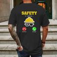 Osha Health Safety Manager And Safety Officer Funny Mens Back Print T-shirt Gifts for Men