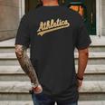 Outerstuff Oakland Athletics Boys Youth Green Crew Neck Mens Back Print T-shirt Gifts for Men