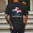 Panama Country World Soccer Team Flag Panamanians Beach Gift Mens Back Print T-shirt Gifts for Men