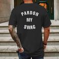 Pardon My Swag Mens Back Print T-shirt Gifts for Men