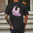 Pastel Goth Kawaii Cat Vaporwave Aesthetic Mens Back Print T-shirt Gifts for Men