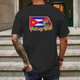 Patria Y Vida Cuba Flag Mens Back Print T-shirt Gifts for Men