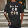 Pawter Cute Puppy Dogss Mens Back Print T-shirt Gifts for Men