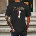 Peanuts Snoopy Like A Boss Mens Back Print T-shirt Gifts for Men