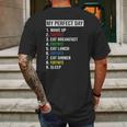 My Perfect Day Video Games Cool Gamer Play Fortnite All Day 2020 Mens Back Print T-shirt Gifts for Men