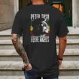 Peter Tosh Equal Rights Mens Back Print T-shirt Gifts for Men