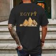 Pharaoh Ankh Pyramids Sphinx Egypt Tut Egyptian Gift Amazing Mens Back Print T-shirt Gifts for Men